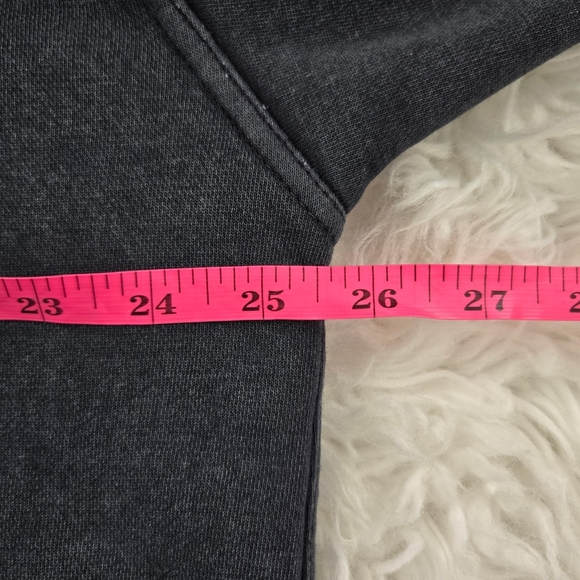 Free People We The Free Zuma Hooded Sweatshirt Top. Black. Size Large. - Picture 7 of 10